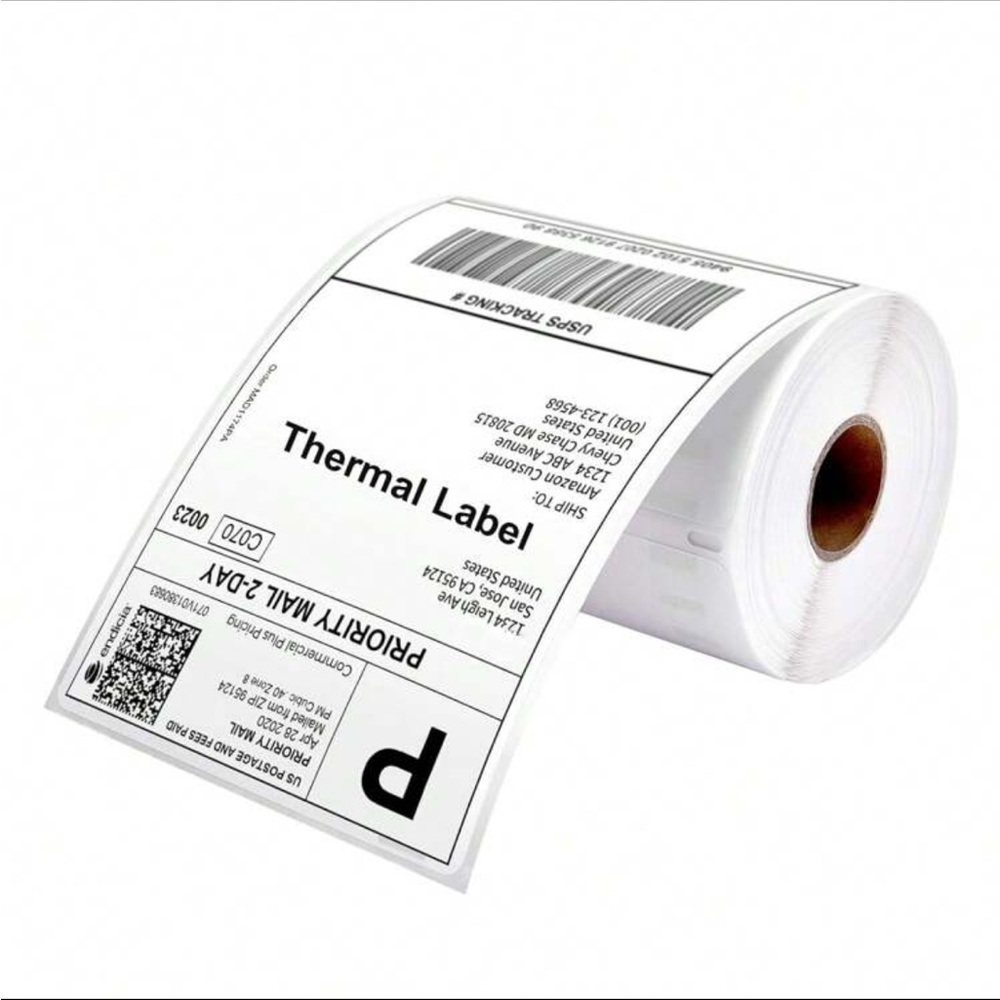 Thermal Shipping Labels Roll Pack of 100